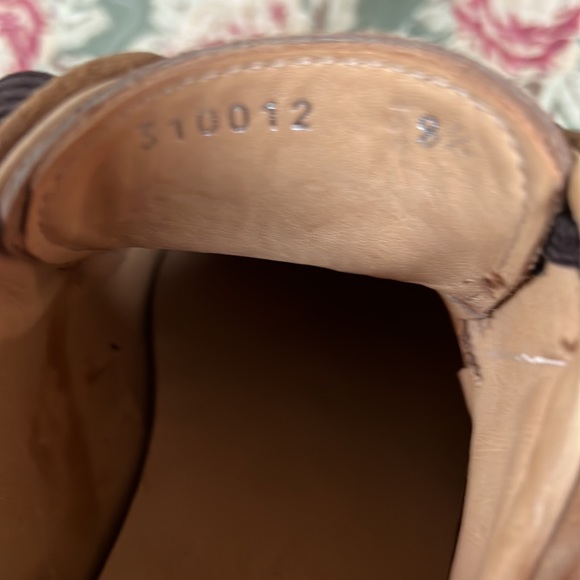 Vintage Fieramosca suede tie shoes, size 39, 9. - Picture 4 of 8